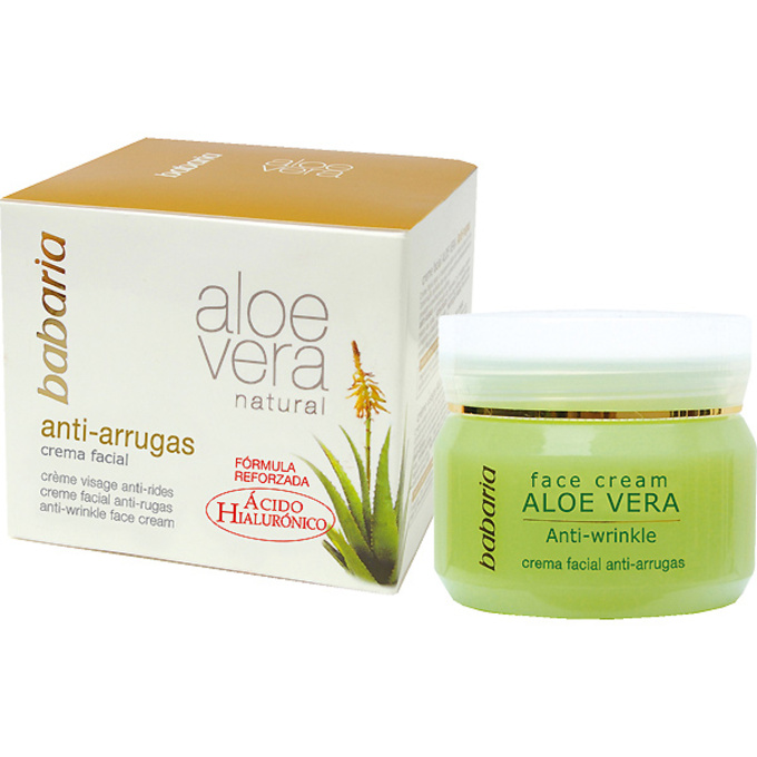 Automatisering Zegevieren bereik Babaria Natural Anti Wrinkle Face Cream Aloe Vera 50ml | BeautyTheShop -  Creams, makeup, online shop