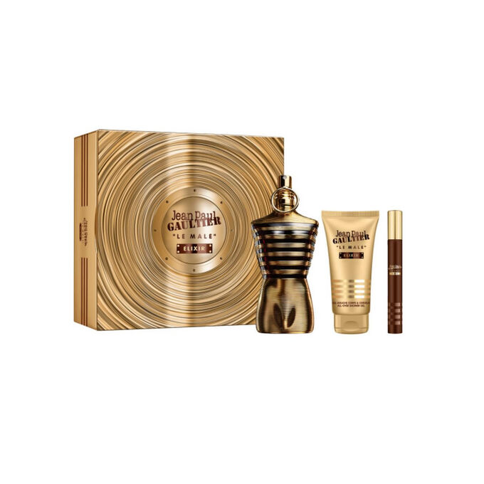 Jean Paul Gaultier Le Male Elixir Eau De Perfume Spray 125ml Set 3 ...