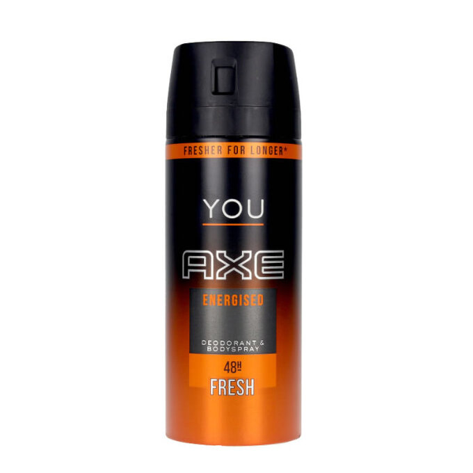 Fabel Negen beha Axe You Energised Deodorant Spray 150ml | Beauty The Shop - The best  fragances, creams and makeup online shop