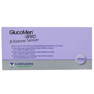 glucomen areo ketone test strips