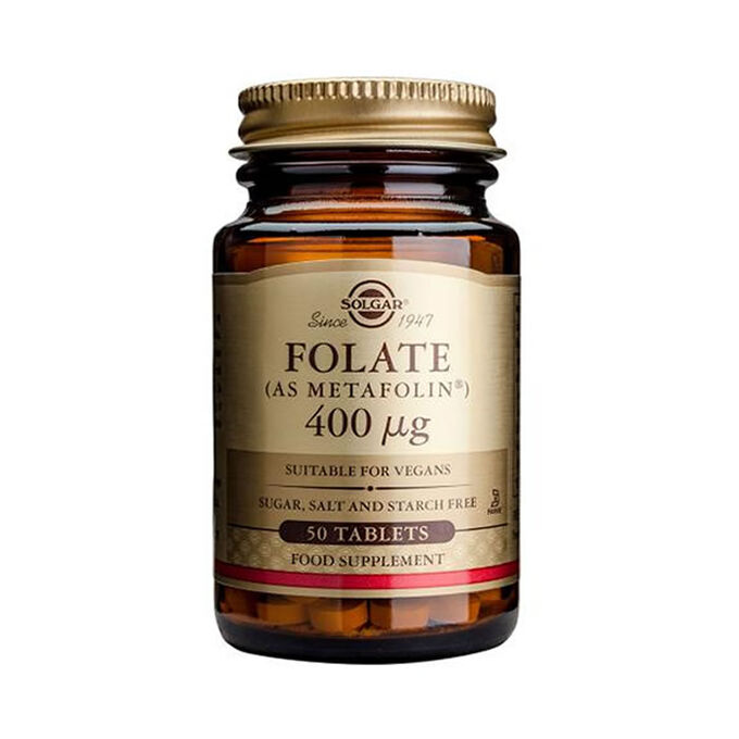 Solgar Folate 400cmg 50 Tabletten