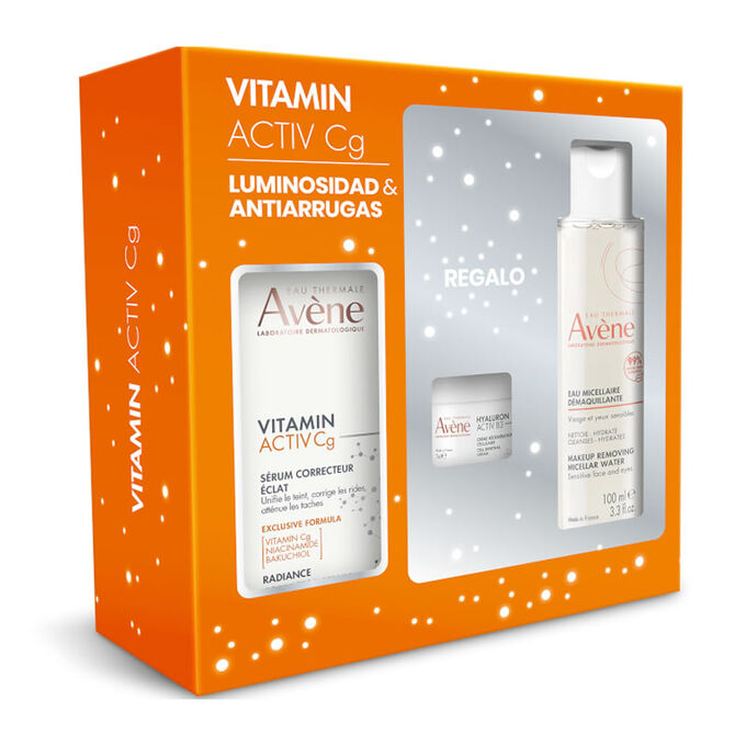 Avène Pack Vitamin Activ Cg Serum 30ml + Hyaluron Activ B3 Creme 7ml + Mizellenwasser 100ml