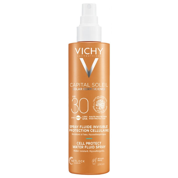 Vichy Capital Soleil Unsichtbares Fluid-Spray Spf30 200ml