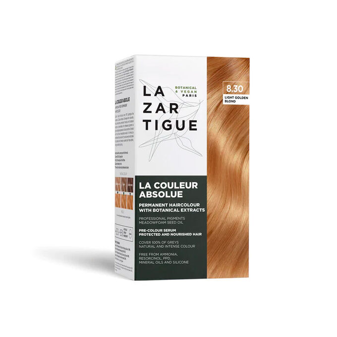 Lazartigue Dauerhafte Färbung Helles Goldblond 8.30