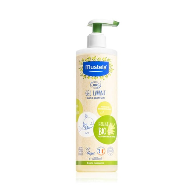 Mustela Bio-Shampoo-Gel Mit Spender 400 ml