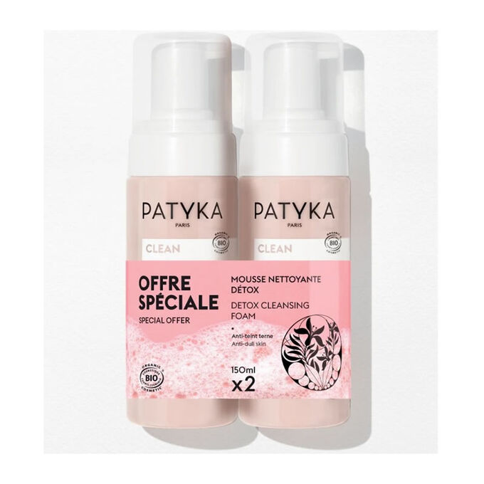 Patyka Duo Detox Reinigungsmousse 2x 150ml