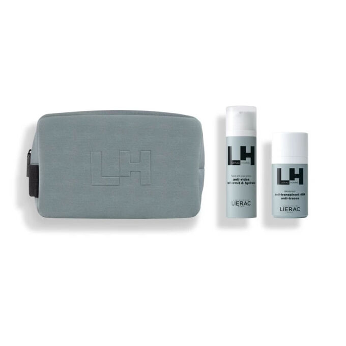 Lierac Homme Global Anti-Aging-Fluid 50ml Set 3 Teile