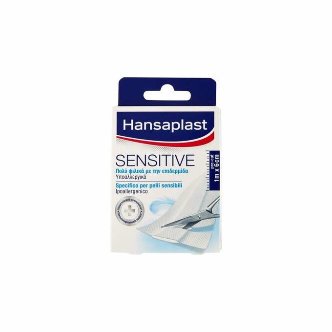 Hansaplast Sensitive Streifen 1m X 6cm