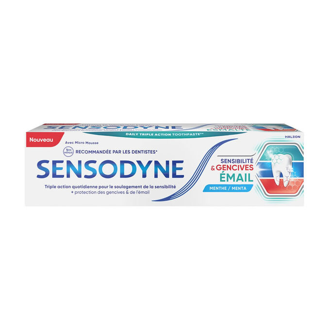 Sensodyne Minze Empfindlichkeit Und Zahnfleisch Zahnpasta 75ml