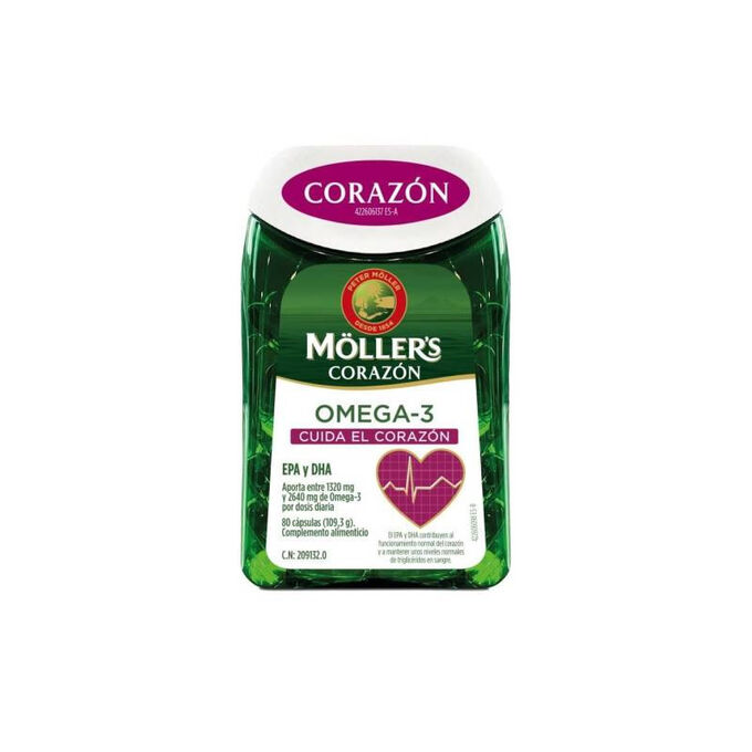 Moller%27s Heart Omega-3 80 Capsules