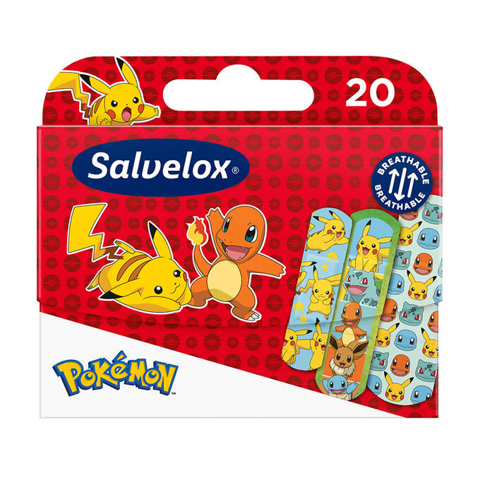 Salvelox Pokémon Flexible Verbände 20 Einheiten