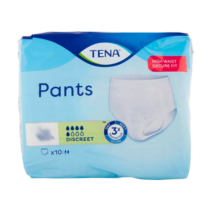 TENA Silhouette 6 Packs of 9 Normal Low Waist Incontinence Pants - Black,  Size L for sale online | eBay