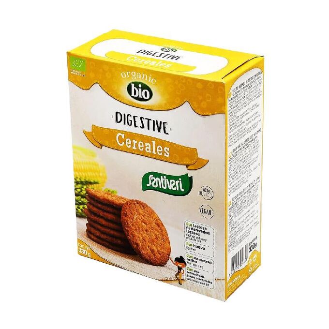 Galletas digestive cereales ecológicas 330g Santiveri [8412170034648]