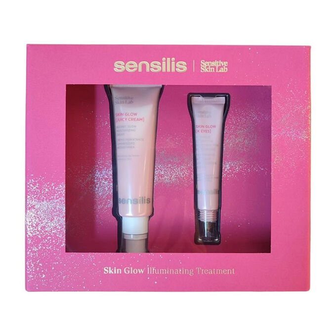 Sensilis Pack Skin Glow Juicy Creme 50 ml + Skin Glow K Augen 15 ml