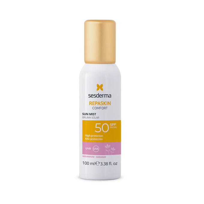 Sesderma Repaskin Confort Solar Mist Spf50 Geranie 100ml