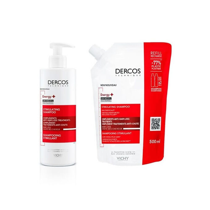 Vichy Dercos Energizing Shampoo 400ml Set 2 Teile