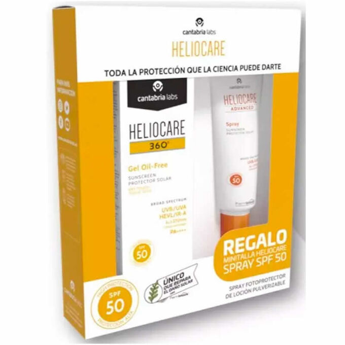 Heliocare 360º Oil Free Gel SPF50 50ml + Free Gift