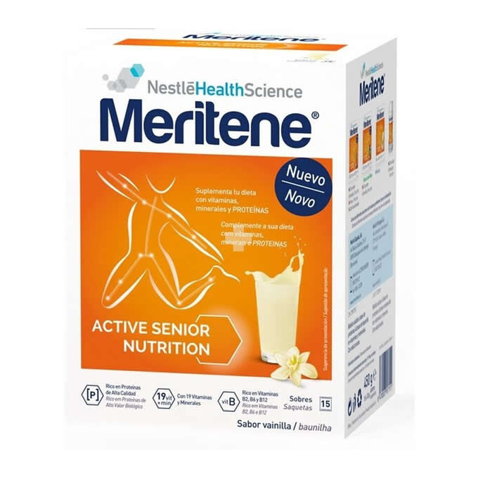 Meritene Batidos Sabor Vainilla 15 Sobres