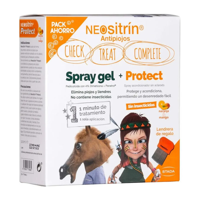 Neositrin Pack Spray Gel Behandlung 60 ml + Protect Conditioner 100 ml